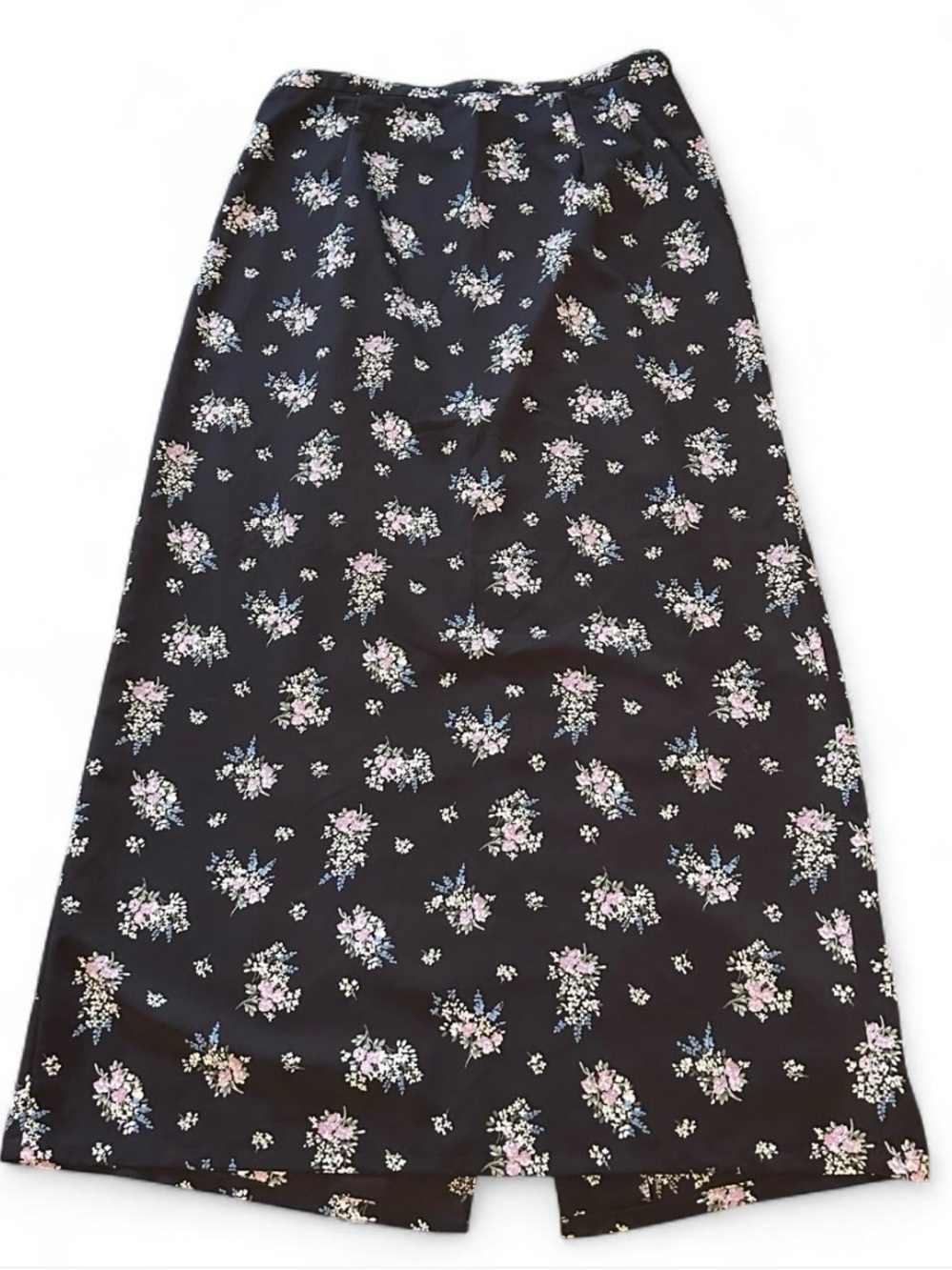 vintage gap brown floral maxi skirt